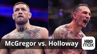 HBO Max transmitió la pelea de McGregor vs. Holloway 2 por la estelar de UFC 329