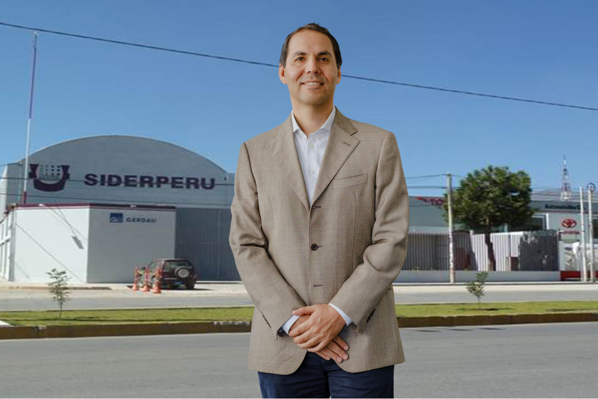 "Hemos puesto proyectos importantes en espera hasta ver cómo actuarán las entidades peruanas frente a estas inversiones chinas.", comenta Aldo Tapia, CEO de Siderperú. // Foto: Composición G de Gestión