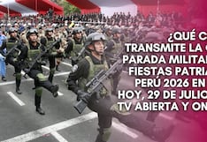 ¿Qué canal transmite la Gran Parada Militar por Fiestas Patrias 2026?