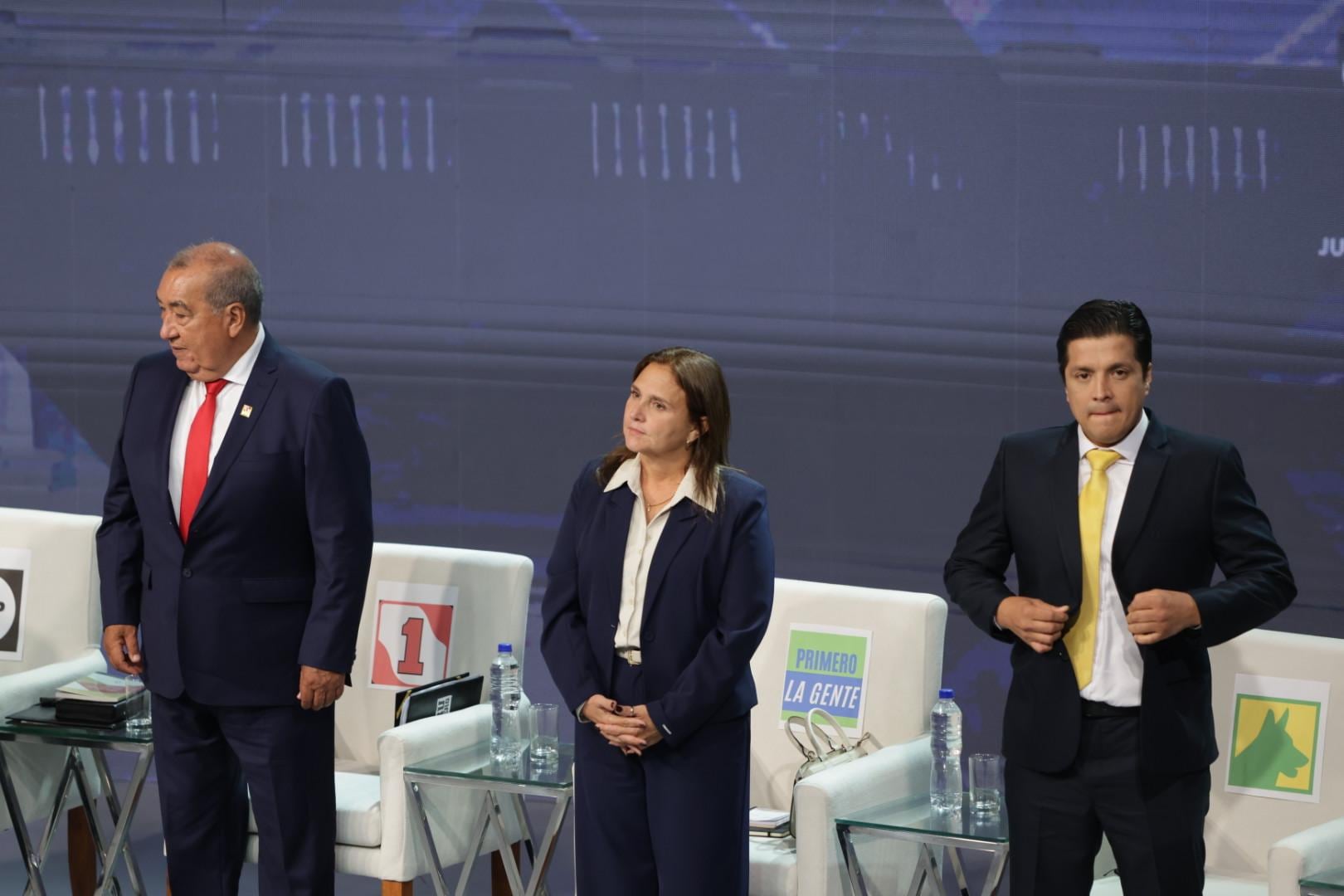 Debate electoral JNE |Candidatos asisten al Centro de Convenciones en San Borja, para participar del quinto día de debate electoral de cara a las elecciones presidenciales 2026. Fotos: Hugo Perez / @photo.gec