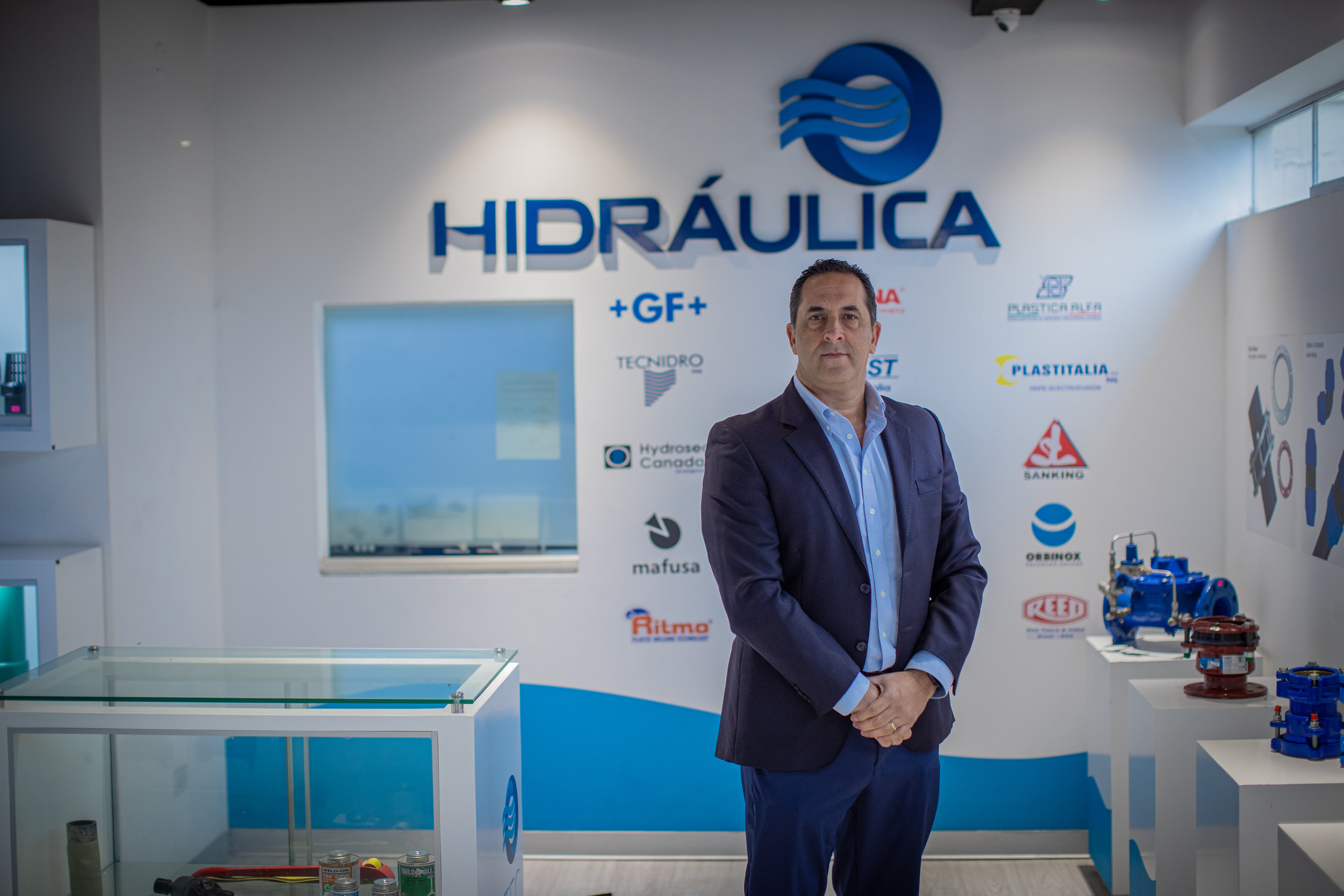 Franco Guazzotti, gerente general de Grupo Hidráulica, destaca que el grupo apunta a crecer hasta 30% en 2026, impulsado por nuevas inversiones y su ingreso al mercado estadounidense. Foto: Grupo Hidráulica