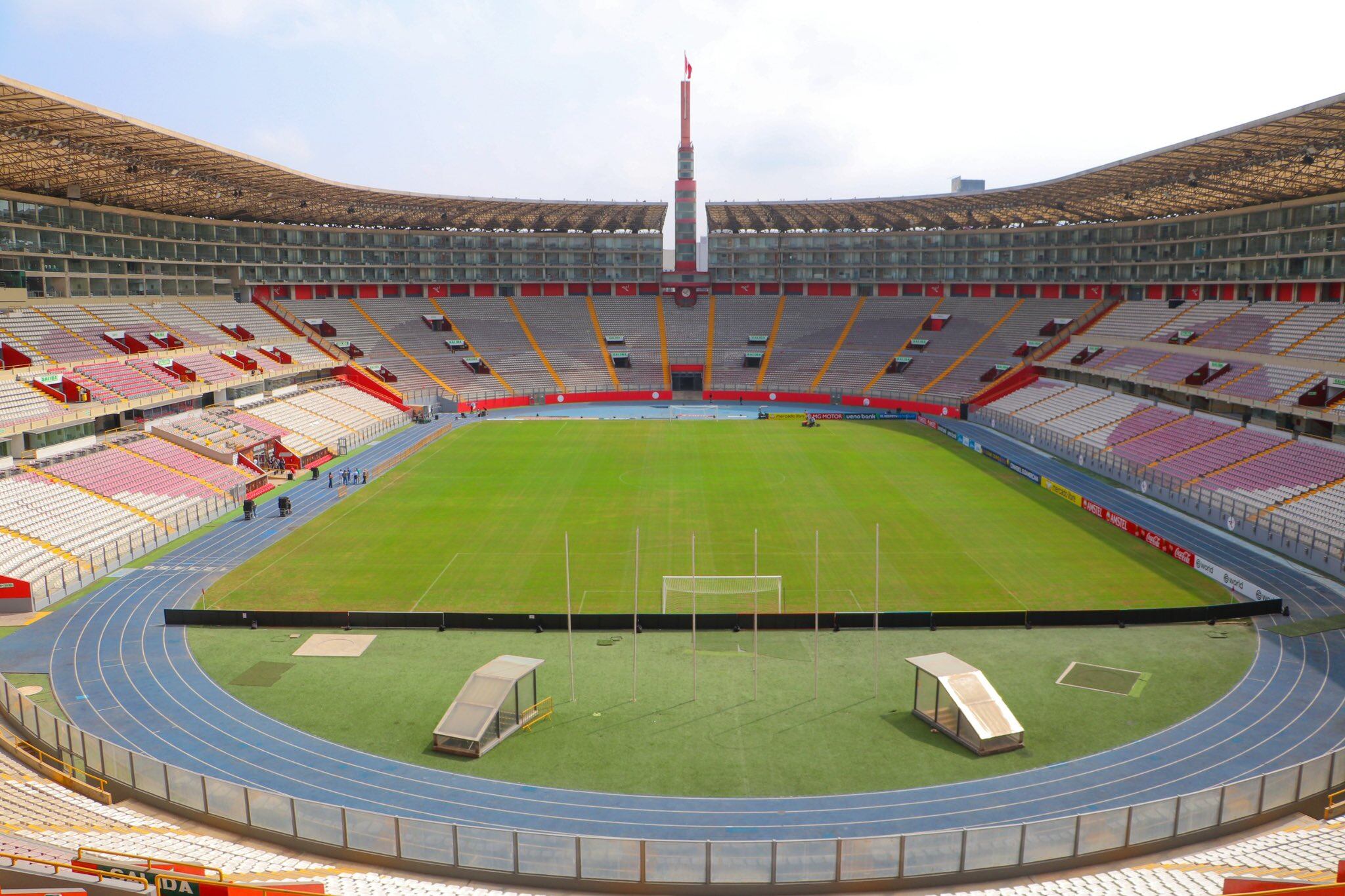 Así luce el Estadio Nacional, listo para reabrir sus puertas. (Foto: IPD)