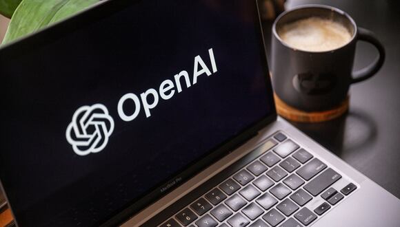 El logotipo de Open AI en una computadora portátil dispuesta en Crockett, California, EE.UU. (Foto: Bloomberg)