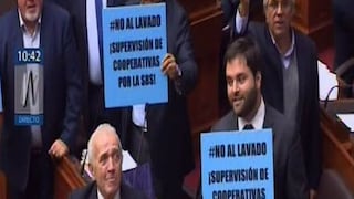 APP, AP, Nuevo Perú, Apra y PpK exigen debate del proyecto de Ley de Cooperativas
