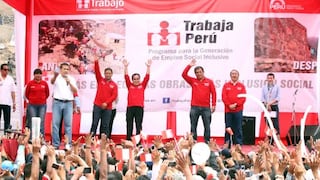 MTPE: Más de 115,000 empleos temporales generó el programa Trabaja Perú