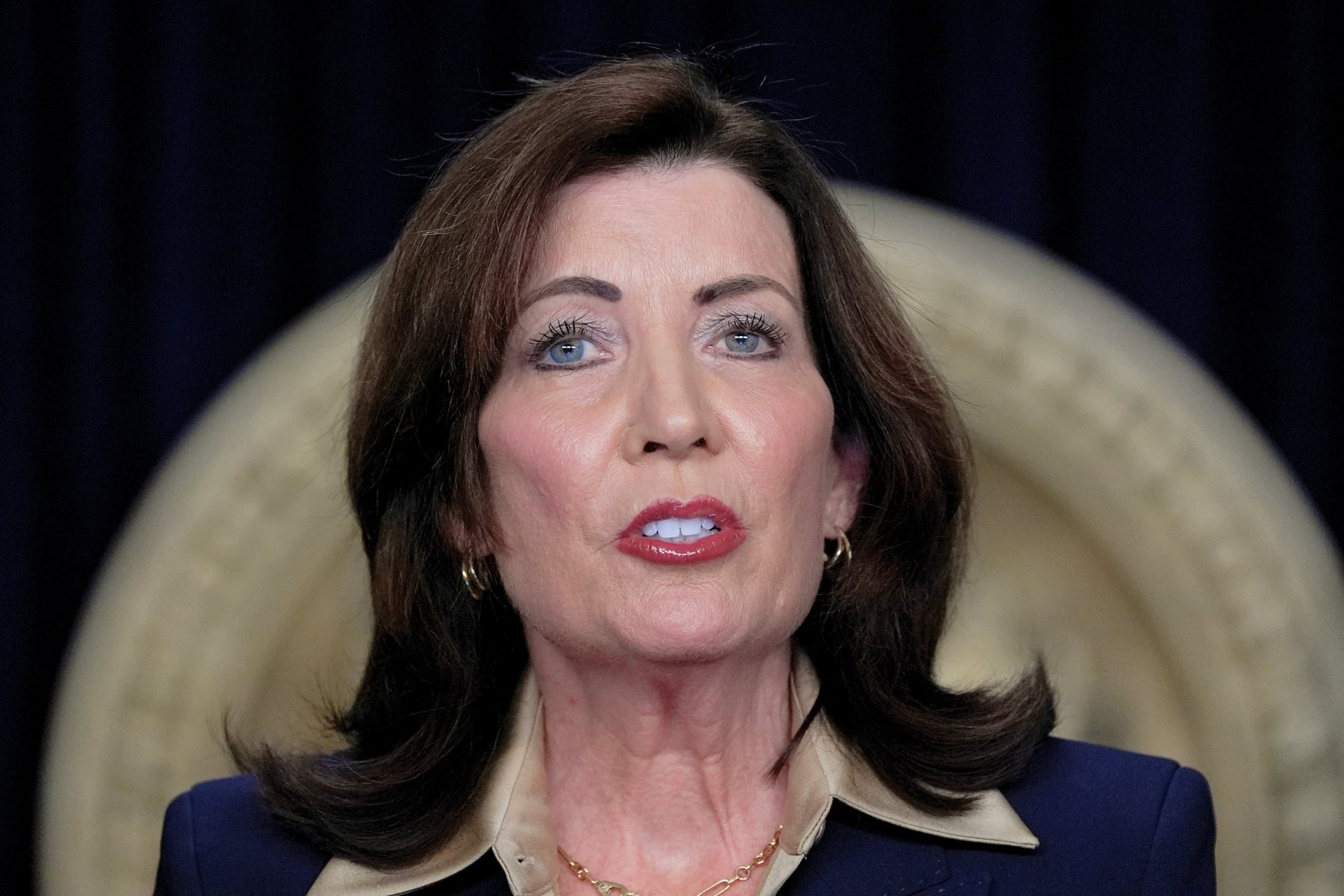 A través de sus redes sociales, la gobernadora de Nueva York, Kathy Hochul, anunció que entregará entradas gratis a los ciudadanos (Foto: AP)