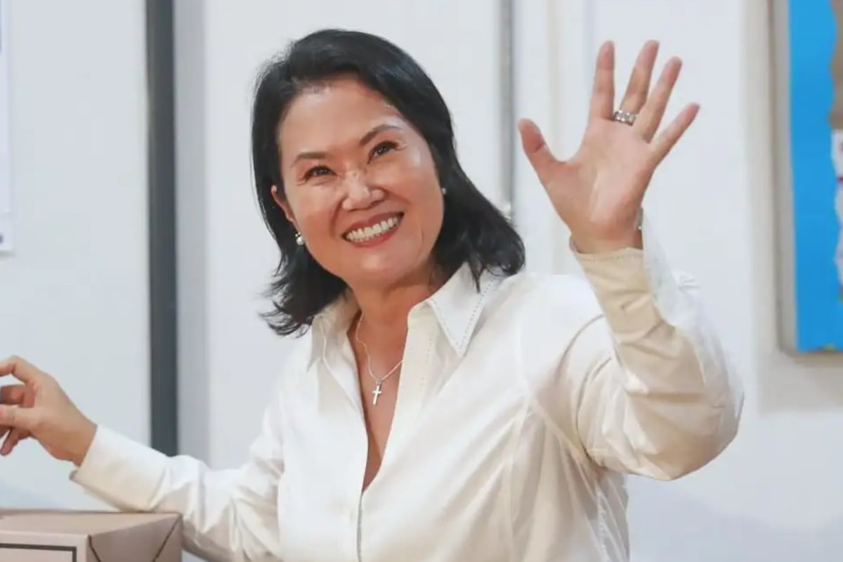 Keiko Fujimori continúa reuniones en su local de campaña. (Foto: Andina)