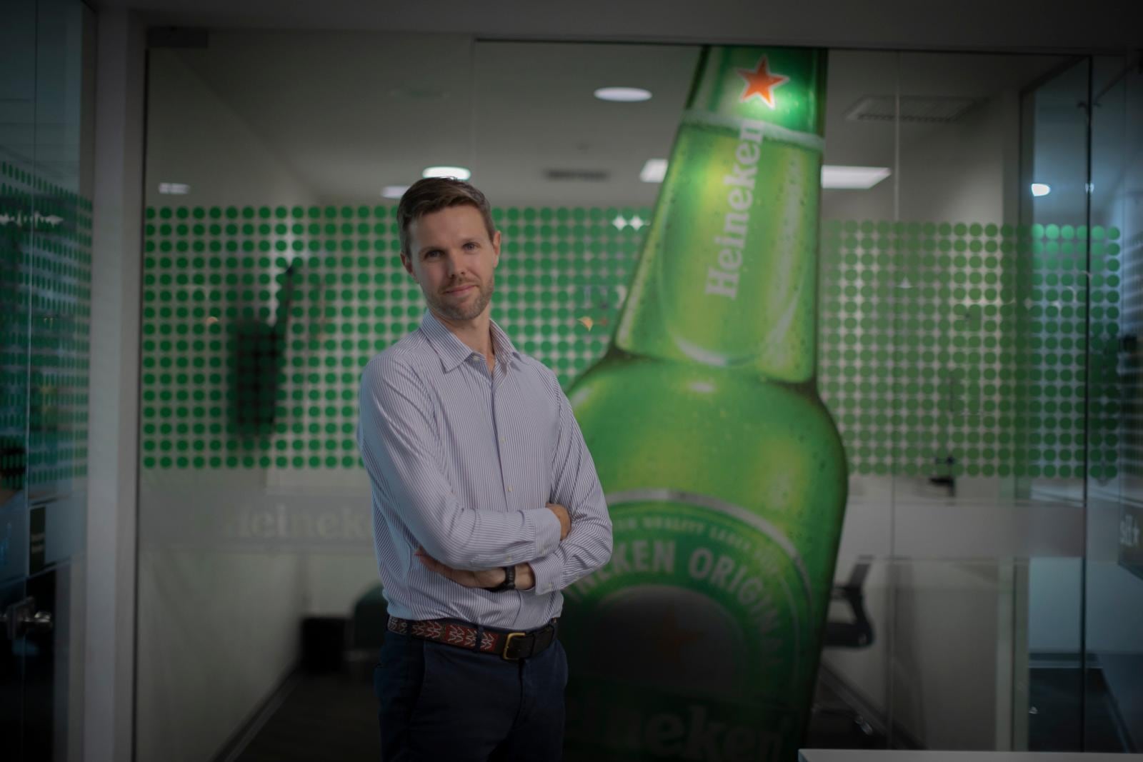 Jonas Geeraerts, director general de Heineken Perú, destacó el crecimiento de la compañía desde su llegada al país en 2020. Foto: GEC / Hugo Pérez