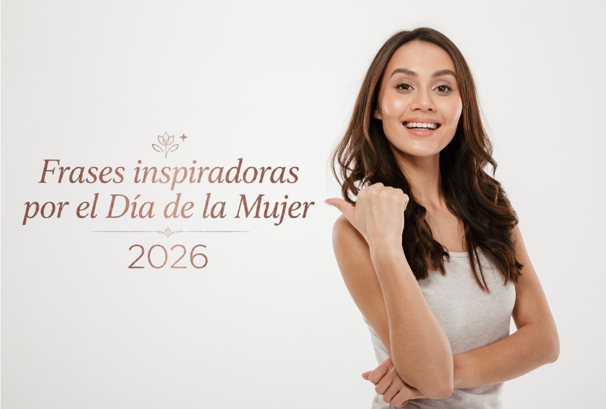 Estas frases inspiran y motivan a celebrar el Día Internacional de la Mujer 2026. | Crédito: Composición Gestión Mix / Freepik
