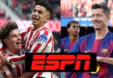 ESPN transmitió el partido Atlético de Madrid 4-0 FC Barcelona por la semifinal ida de la Copa del Rey en EE.UU. (12/02/2026)