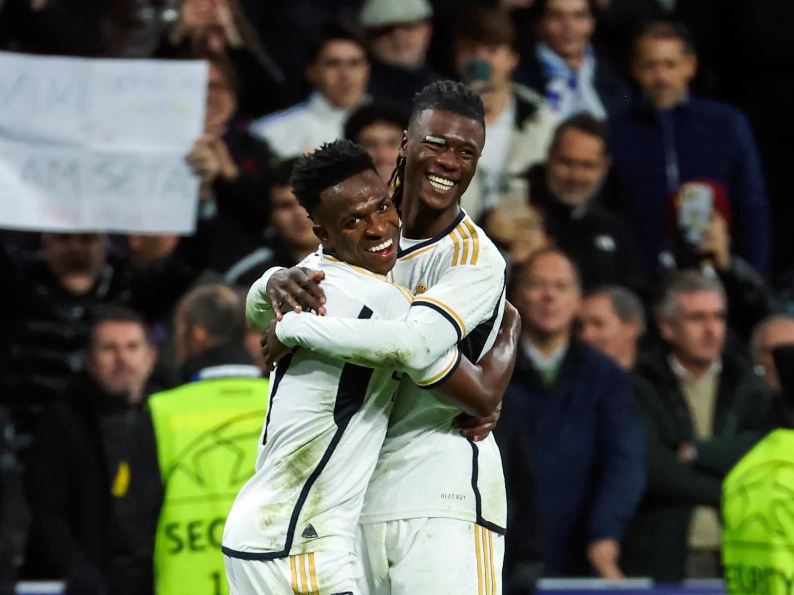 Con goles de Brahim Díaz, Vinicius Junior y Rodrygo, el Real Madrid derrotó por 3-0 al Braga y se confirma como candidato para ganar la Champions League. (Foto: EFE)