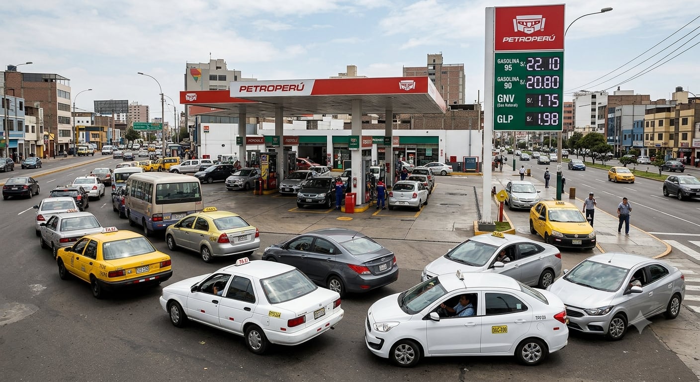 En lo que va de julio, ya van dos alzas consecutivas en los precios de los derivados del petróleo a nivel mayorista en el mercado local. (Imagen: Gemini IA)