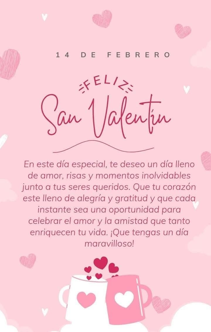 Envíale a tu novia una de estas 30 tarjetas llenas de mensajes de amor, para celebrar este 14 de febrero un Feliz San Valentín 2026. (Foto: Pinterest)