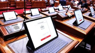 Congreso compró software paraque tablets del hemiciclo almacenen proyectos de ley