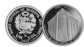 Banco Central lanza nueva moneda de plata que rinde homenaje a sus 100 años de creación  