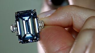 El diamante azul Oppenheimer subastado a un precio récord de US$ 50.6 millones