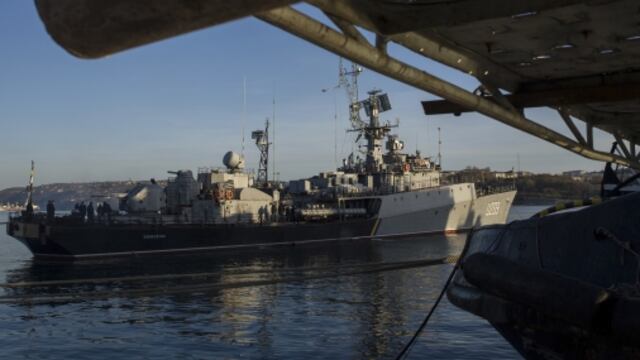 Flota rusa en el Mar Negro dice no hay un ultimátum para ataque a barcos de Ucrania en Crimea