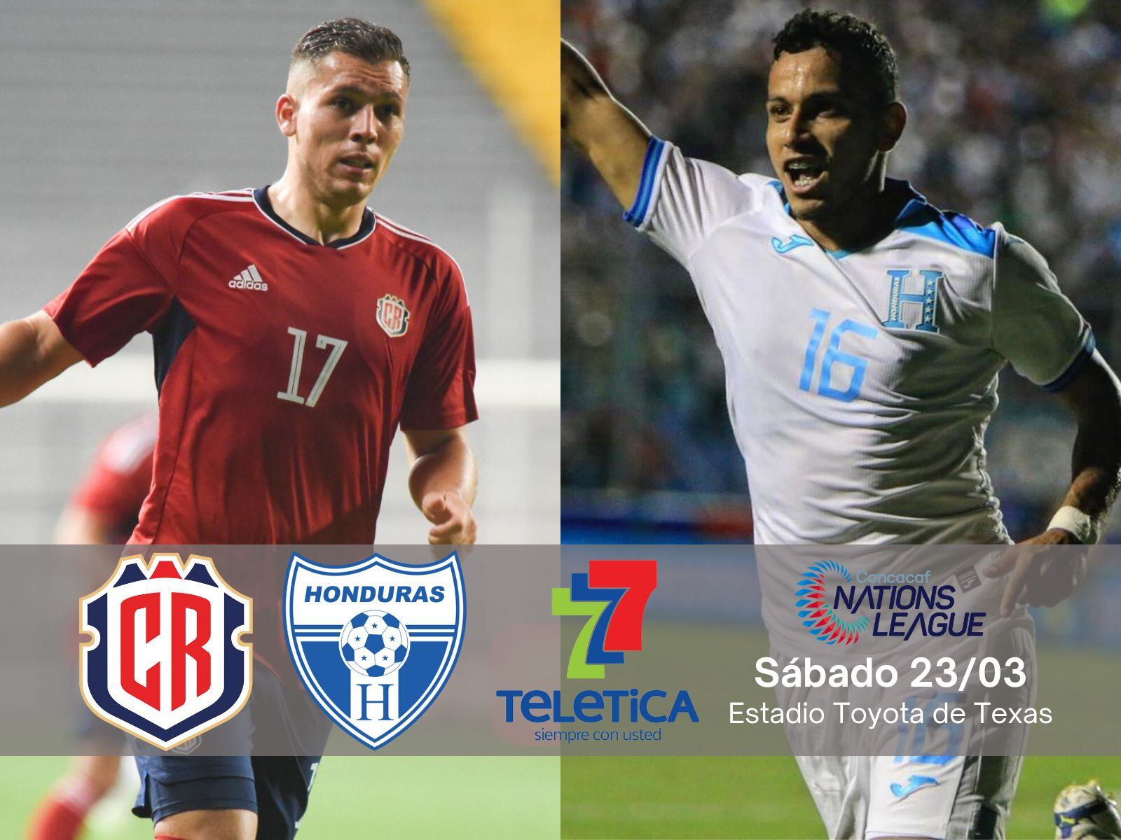 Sigue la transmisión en vivo del Costa Rica vs. Honduras por Teletica Canal 7, TV y online. Toda la información para no perderte ningún detalle del partidazo por los Play-off de la Liga de Naciones Concacaf. | Crédito: @fedefutbolcrc / @fenafuthorg / Instagram / Composición Mix