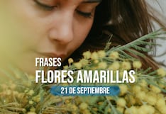 100 frases y dedicatorias de flores amarillas para enviar el 21 de septiembre