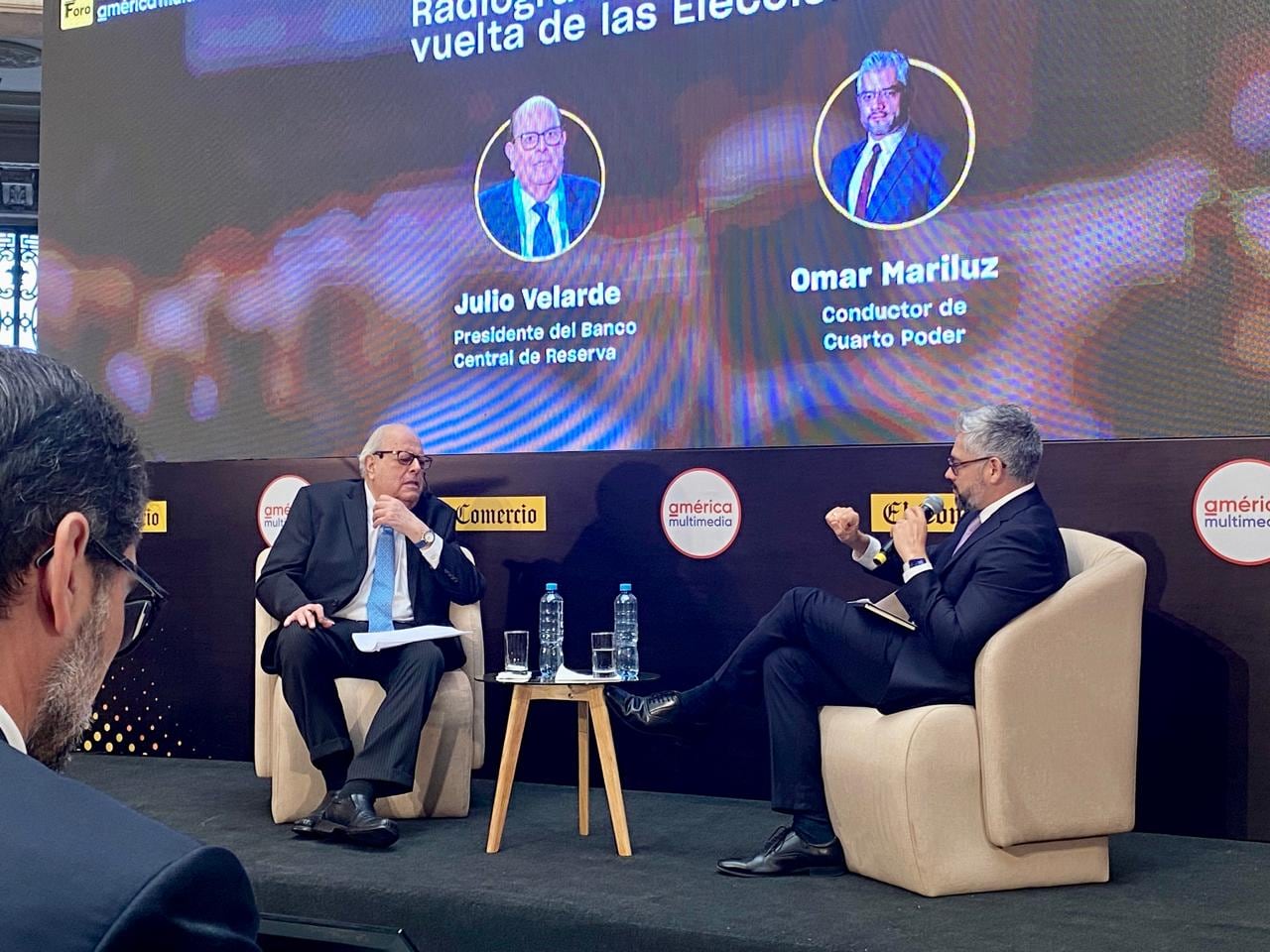 Durante su participación en un foro organizado por el Grupo El Comercio, el presidente del BCRP se refirió a la propuesta que busca usar las reservas internacionales. (Foto: Guadalupe Gamboa para Gestión)