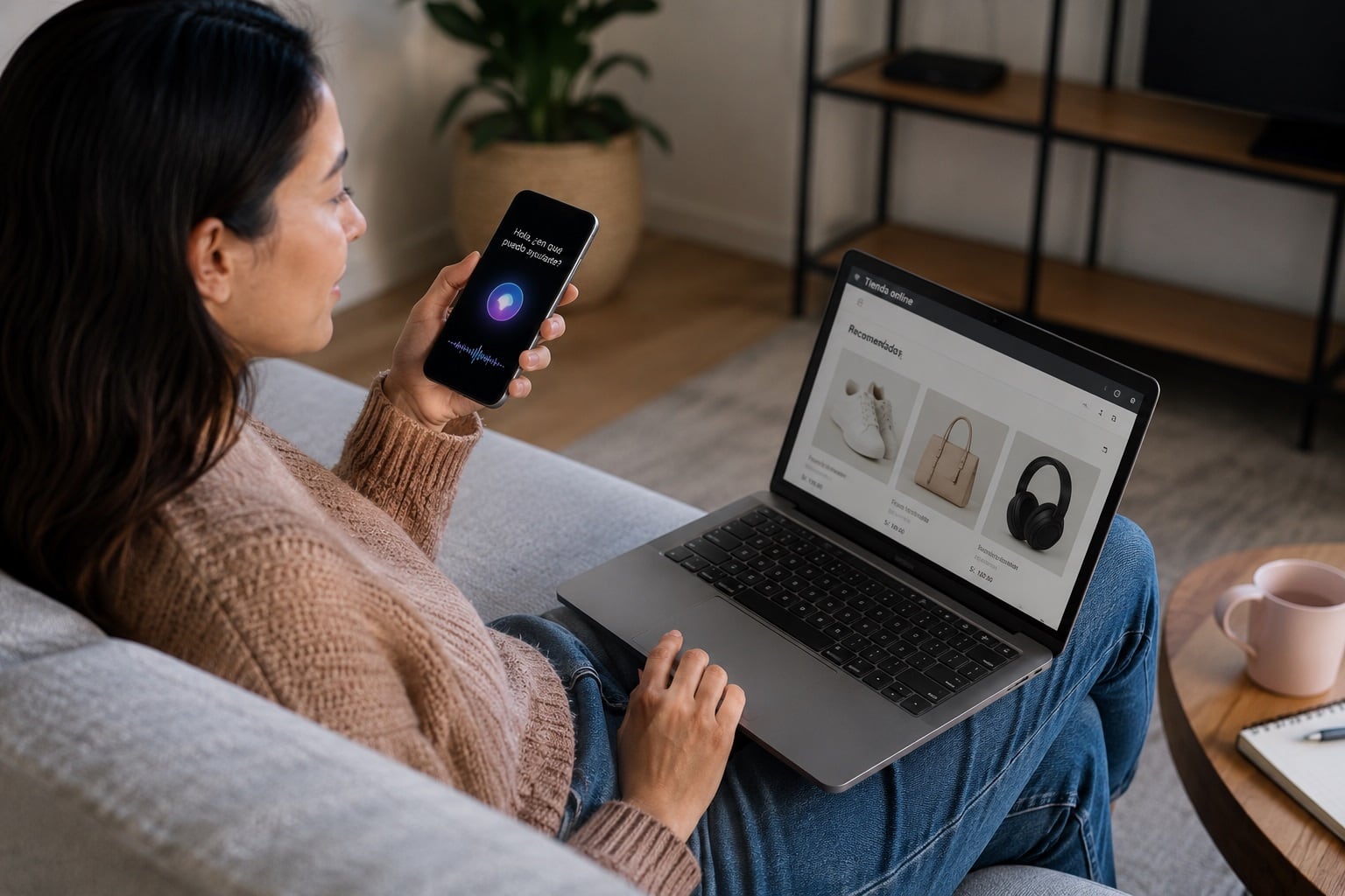 El 82% de los consumidores peruanos afirma haber utilizado herramientas de inteligencia artificial para evaluar opciones o tomar decisiones antes de realizar una compra. Foto: Andina
