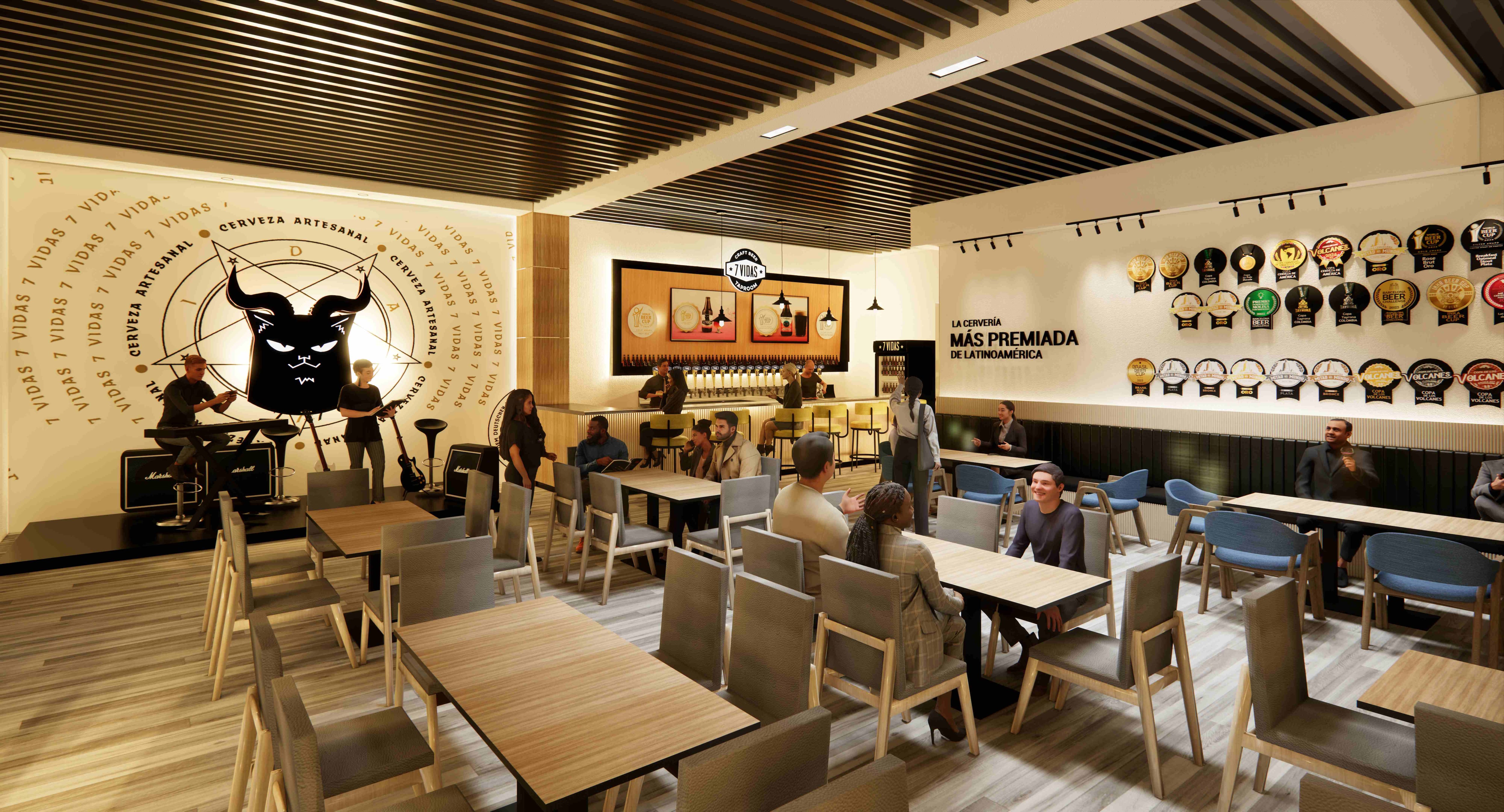 Franquicia de Taproom 7 Vidas capta interés de vecino país. (Foto: 7 Vidas).