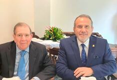 Canciller Schialer reitera apoyo de la presidenta Boluarte a Edmundo González