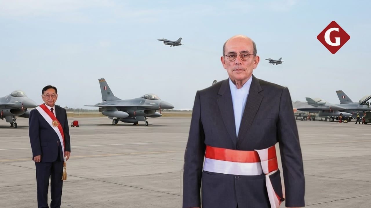 Hugo de Zela dio un paso al costado como canciller de la República ante la postergación de la compra de aviones de combate F-16. Foto composición Gestión