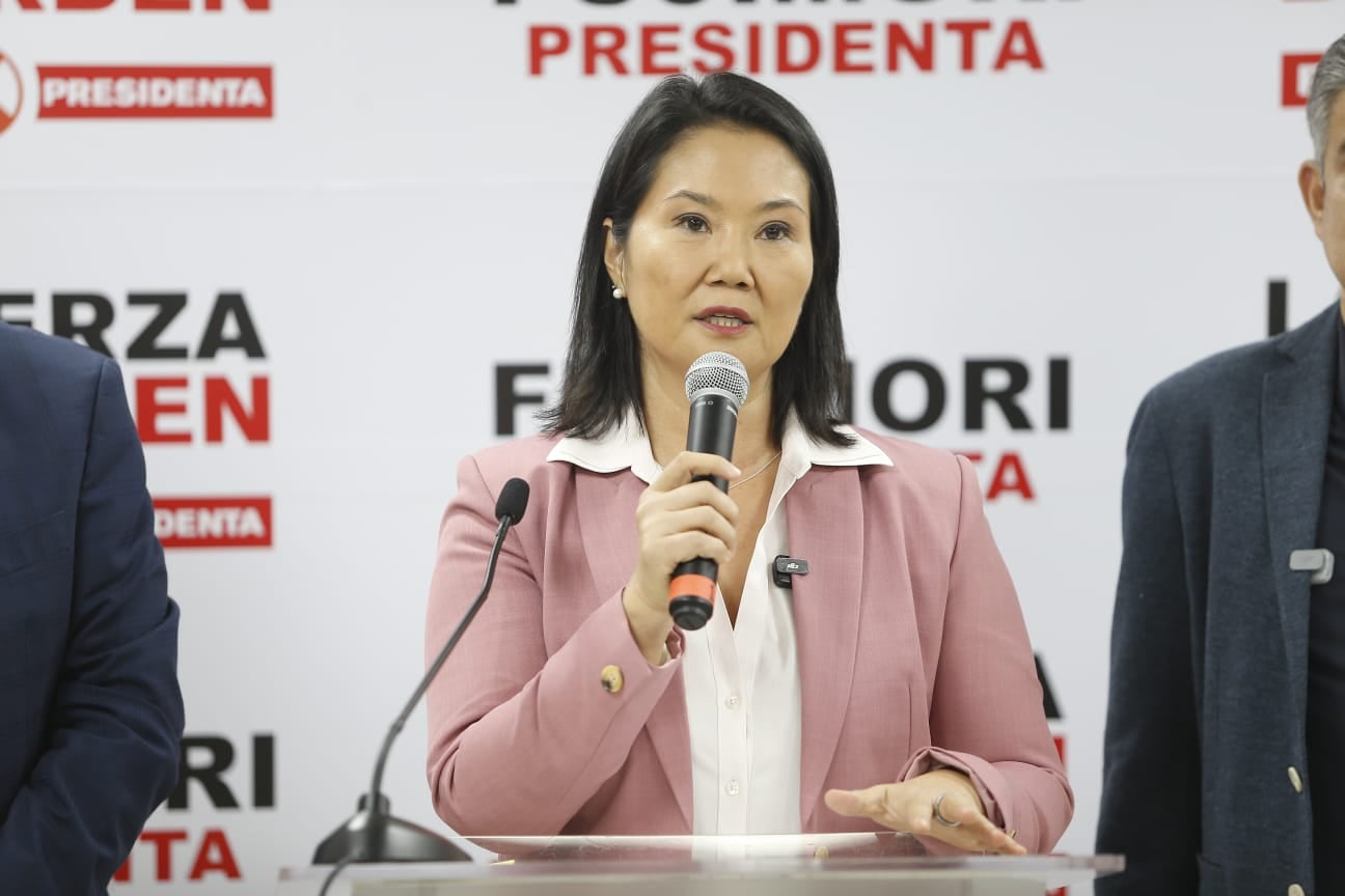 Keiko Fujimori comprende negativa de Sánchez a reconocer los resultados. Fotos: Cesar Campos @photo.gec)