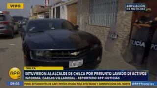 Policía detiene a alcalde de Chilca e incauta maleta con S/ 200,000 y US$ 30,000