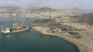 Puerto de Chancay con un 28% de avance, un primer muelle estará culminado en el 2023