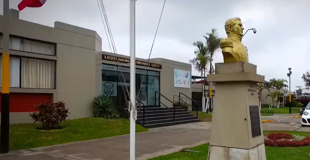 El Colegio Liceo Naval Almirante Guise se ubica en el distrito de San Borja y, hasta el momento, su administración está en manos de la Marina de Guerra. (Foto: Difusión)