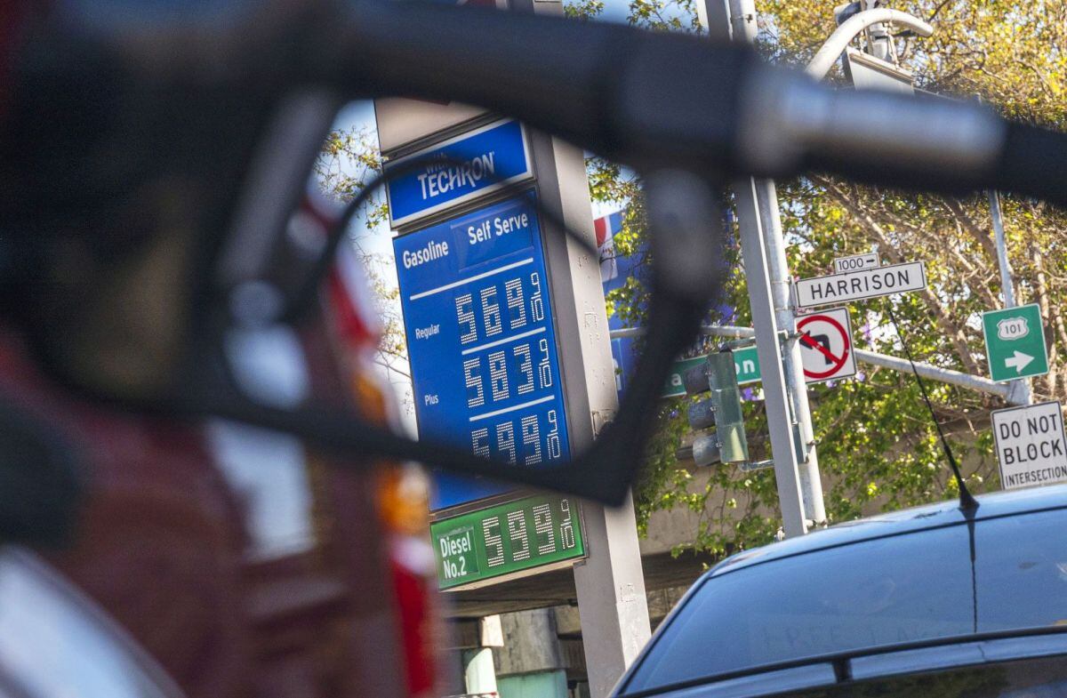 Gasolinera en San Francisco.