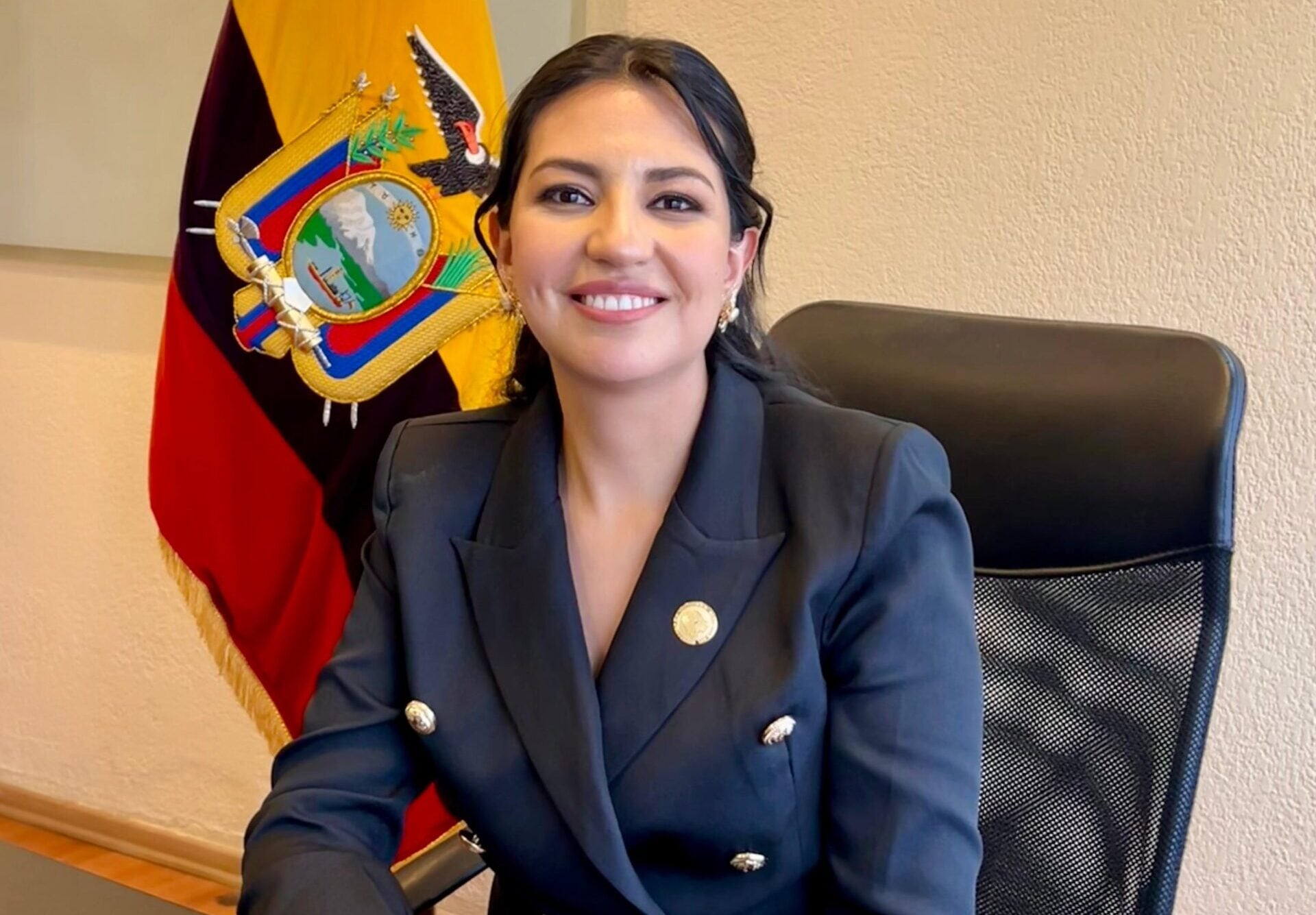 Sariha Moya, ministra de Finanzas de Ecuador. (Foto: Secretaría de Planificación)