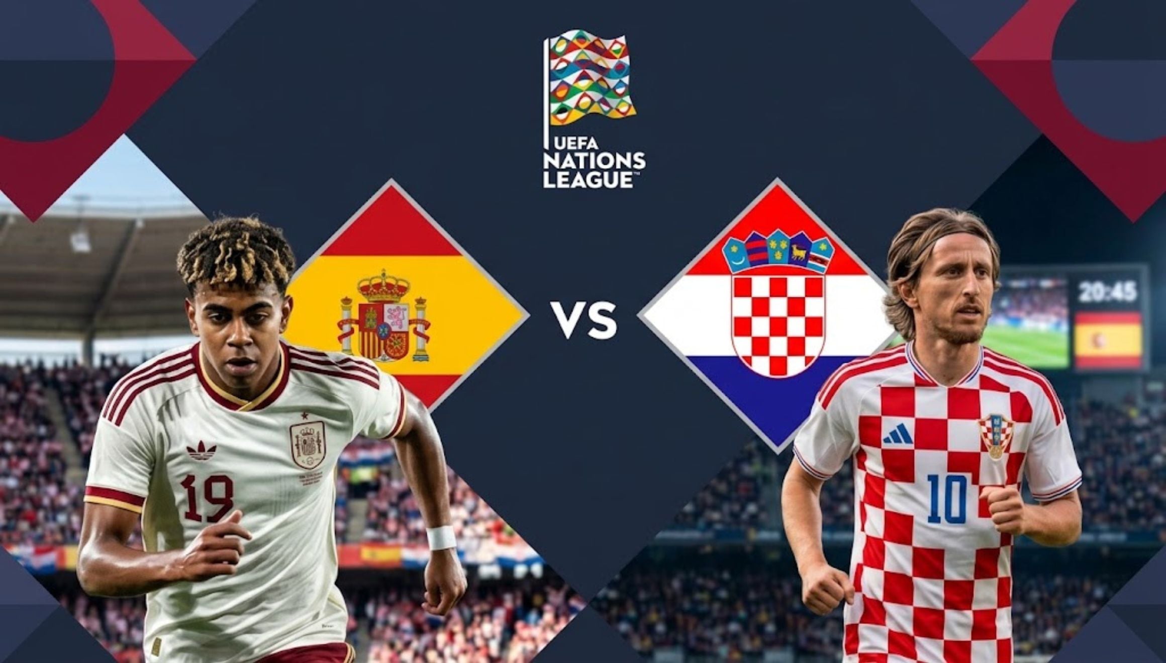 💻 A qué hora juega y qué canal pasa España-Croacia EN VIVO GRATIS por TV abierta y Online
