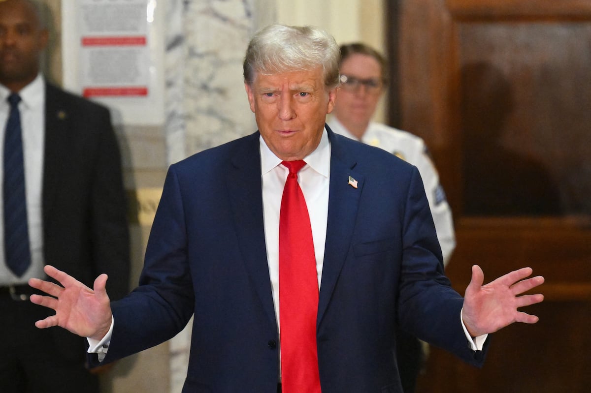 El ex presidente estadounidense Donald Trump (Foto de ANGELA WEISS / AFP)