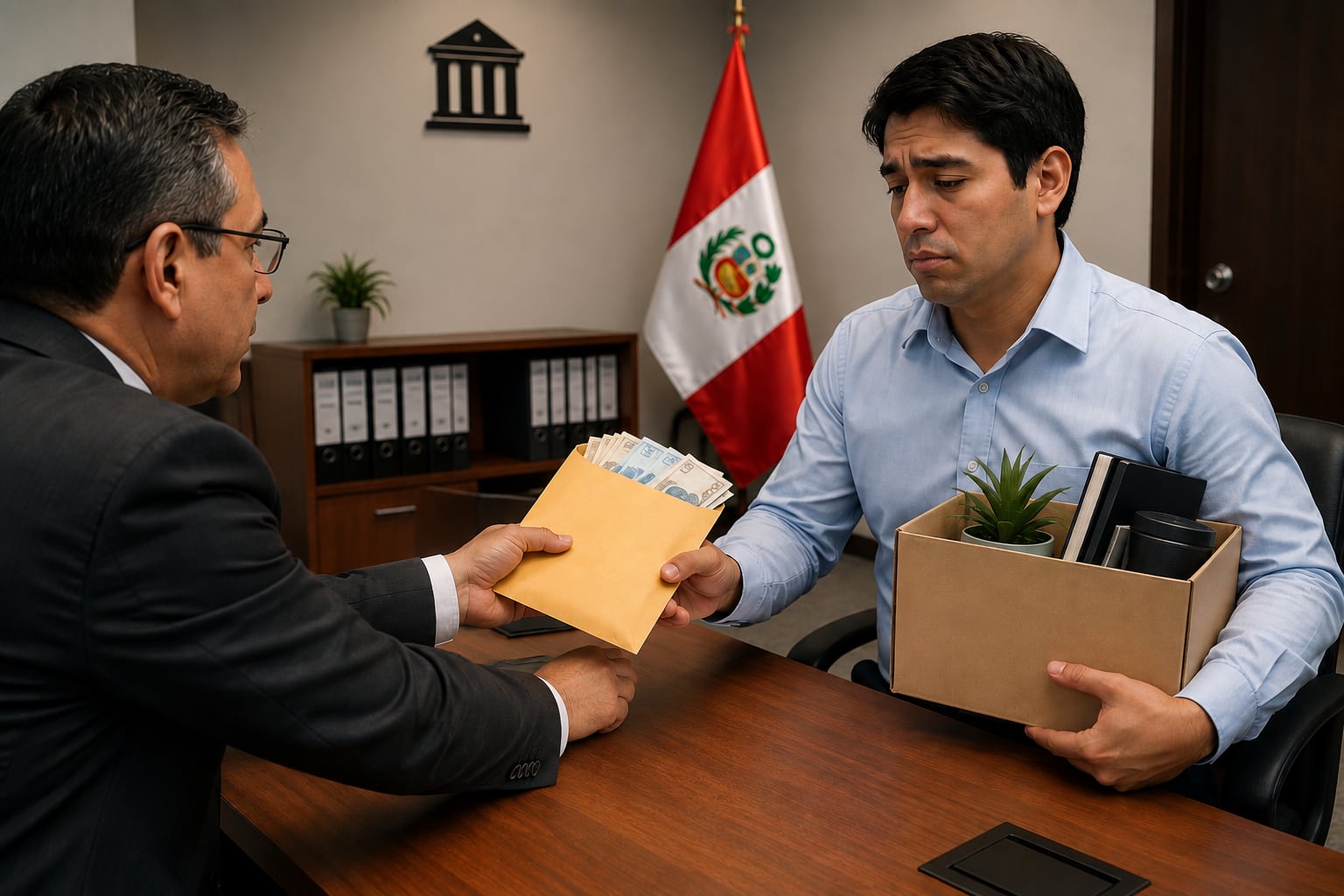 La medida se aplicaría en entidades públicas con exceso de personal. Imagen referencial: ChatGPT.