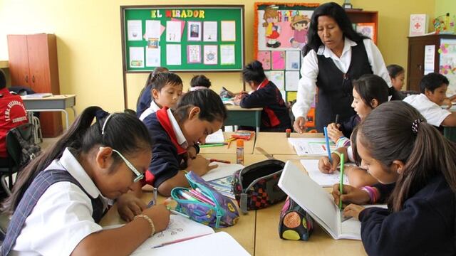 Tres de cada cuatro colegios en Lima son privados y a nivel nacional es una de cada cinco 