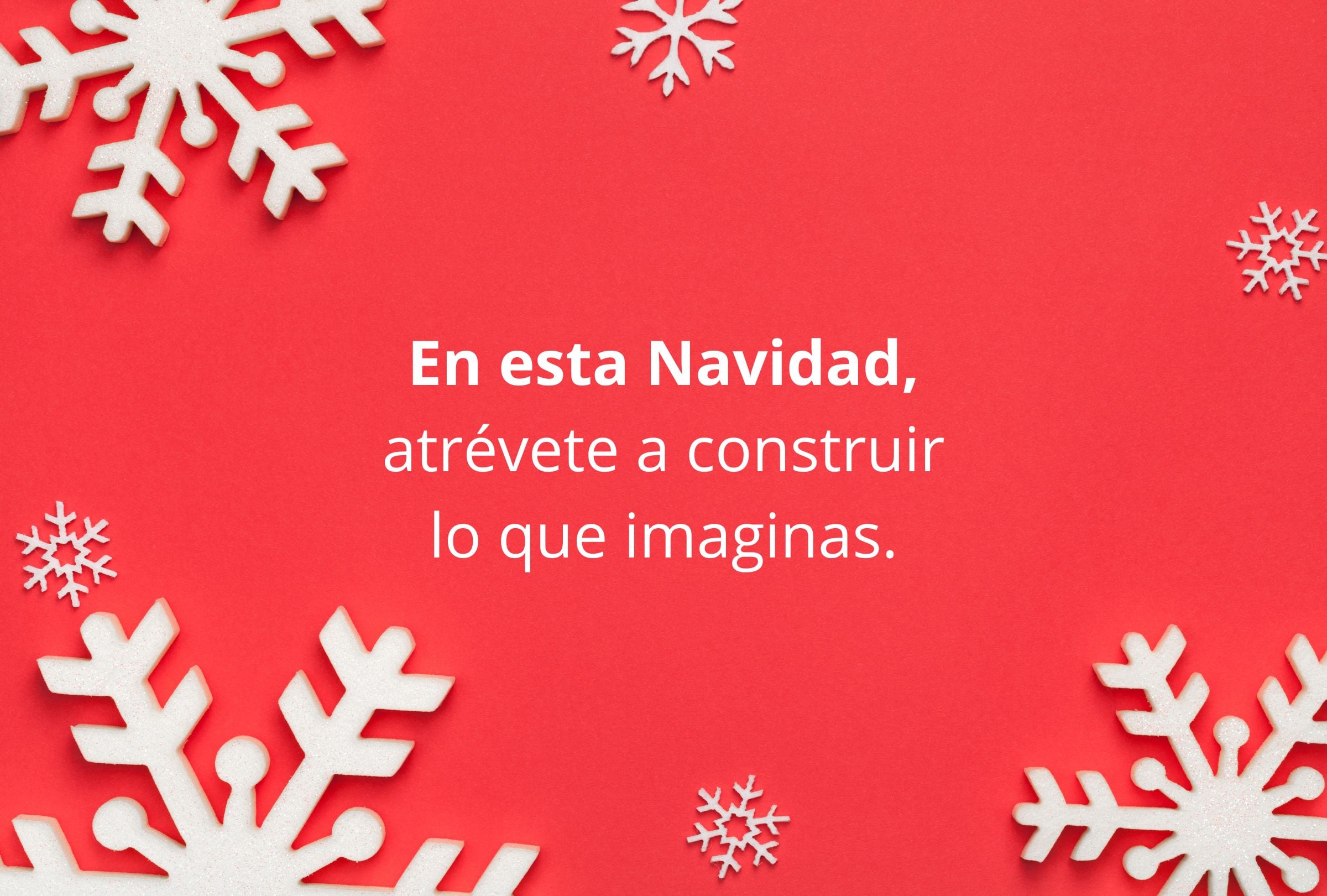En esta Navidad, atrévete a construir lo que imaginas. (Foto: Composición Gestión Mix)