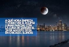 ▷ A qué hora y cómo ver el eclipse lunar parcial con la Luna de Sangre este 27 y 28 de agosto 2026 en Chicago