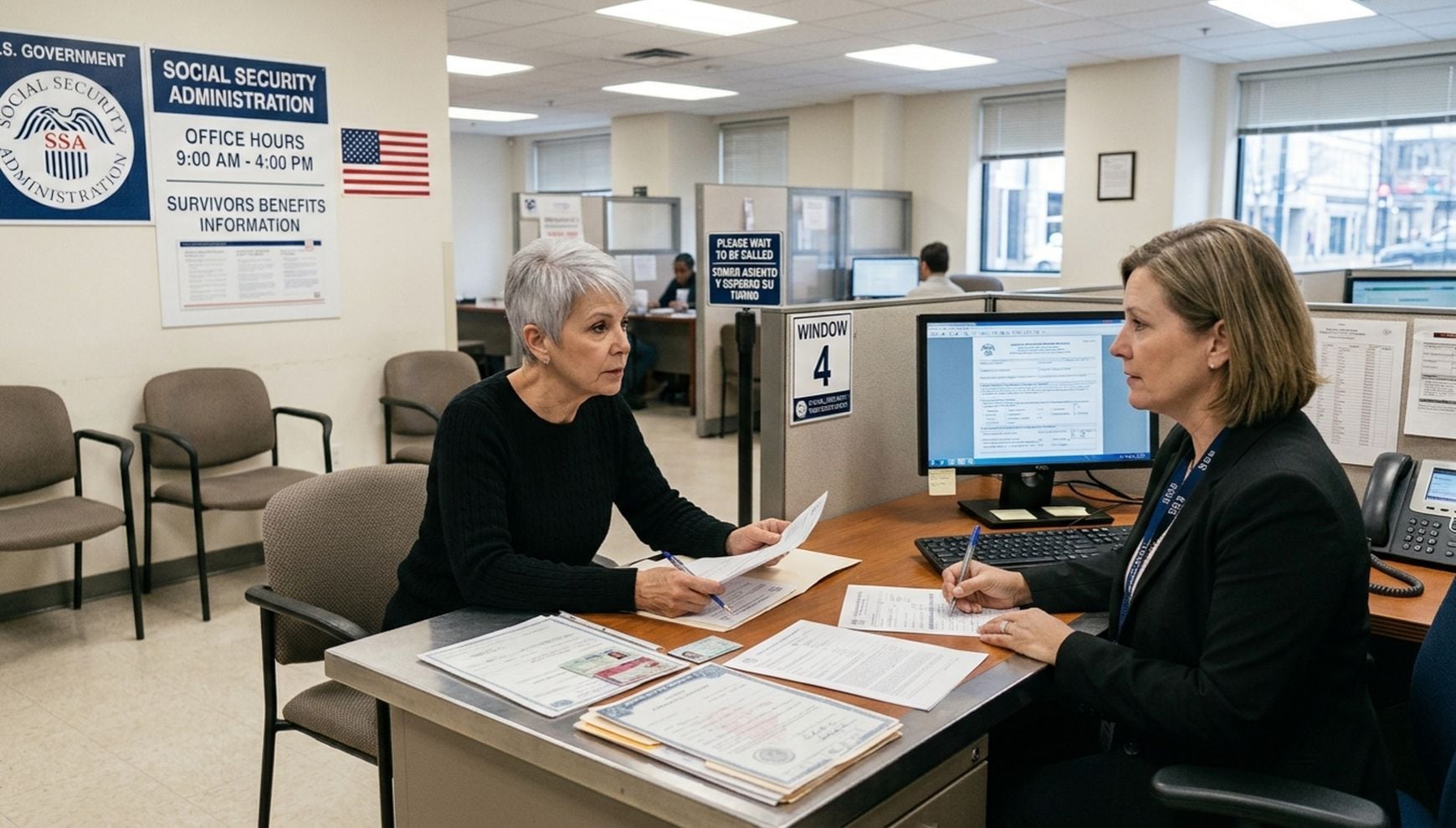 El trámite no se hace en línea: los interesados deben llamar a la SSA o pedir una cita en una oficina local para iniciar la solicitud (Foto: Imagen creada por El Comercio MAG usando Gemini)