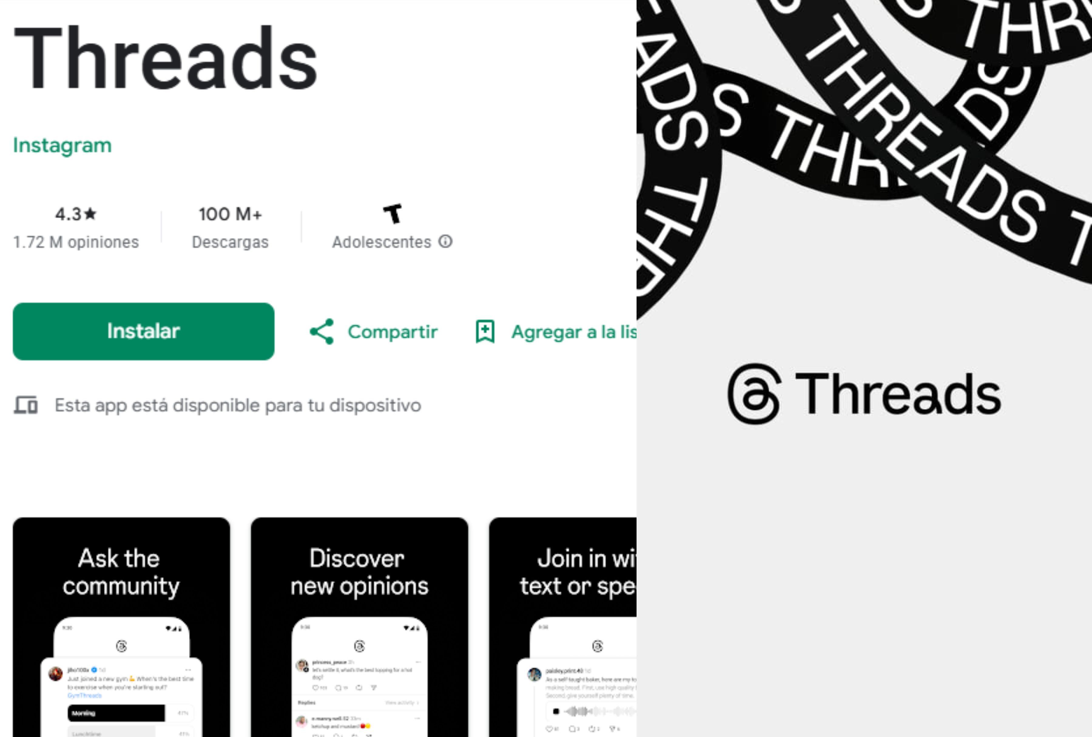 La red social de 'microblogging' Threads se prepara para permitir los textos largos, aunque no como una publicación estándar. (Foto: Meta)