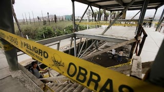 Hay más de 2,700 obras públicas paralizadas en el Perú, según la Contraloría