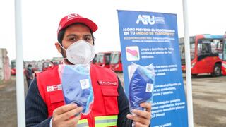 ATU entregará más de 100,000 mascarillas a taxistas para prevenir contagios de COVID-19