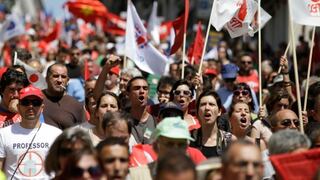 Portugueses realizan huelga general contra las medidas de austeridad