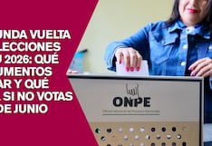 Segunda vuelta de Elecciones en Perú 2026: qué documentos llevar y qué pasa si no votas el domingo 7 de junio