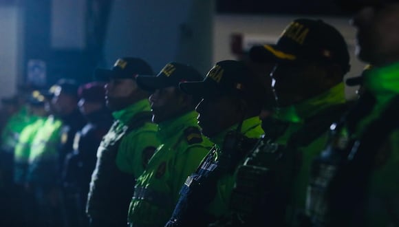 Policías del operativo Amanecer Seguro. (Foto: César Grados / GEC)
