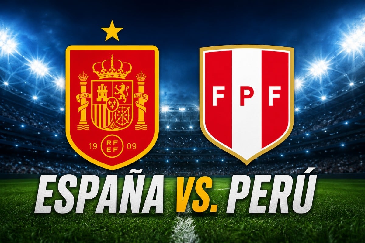 España buscará cerrar su preparación internacional, mientras que Perú intentará dar la sorpresa ante una de las selecciones más solidas de la actualidad. (Foto: Imagen creada por El Comercio MAG usando Gemini)