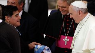 El Papa Francisco organiza partido junto a Maradona