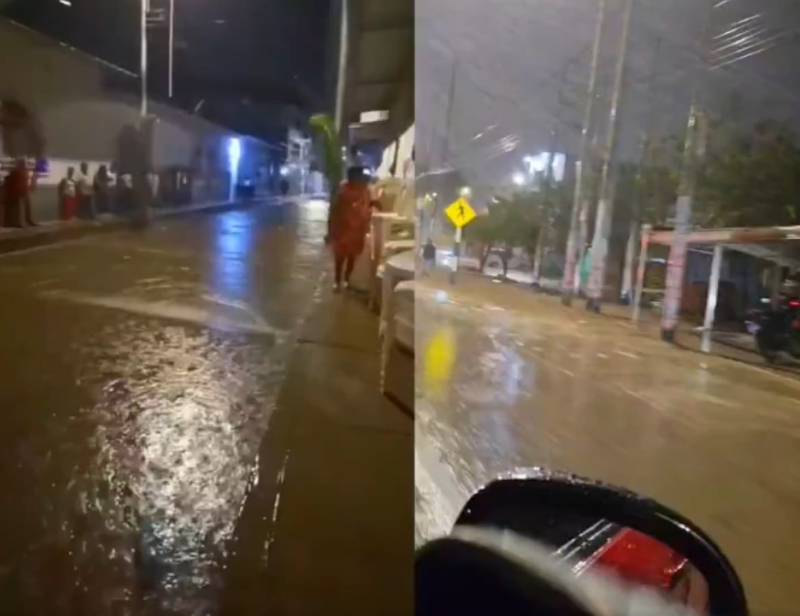 Lluvias de fuerte intesidad se registran en diversas partes de la región Piura. Foto: Captura/Asismet